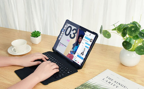 Калъф с Клавиатура за iPad Pro 11, Choetech Keyboard Pad Case, Черен (3)
