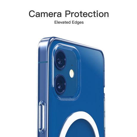 Magsafe Силиконов Калъф за iPhone 12/Pro, Choetech Magnetic Case, Прозрачен (5)