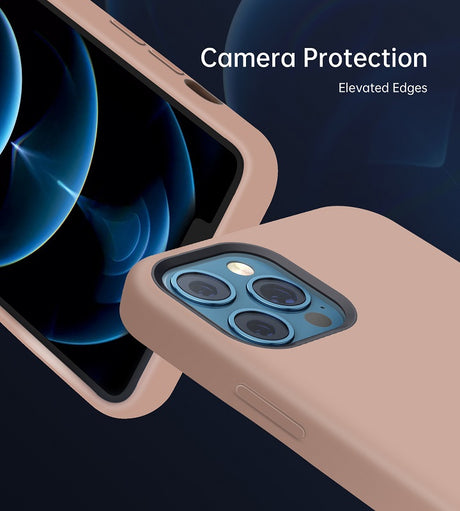 Magsafe Силиконов Калъф за iPhone 12/Pro, Choetech Magnetic Case, Розов (5)