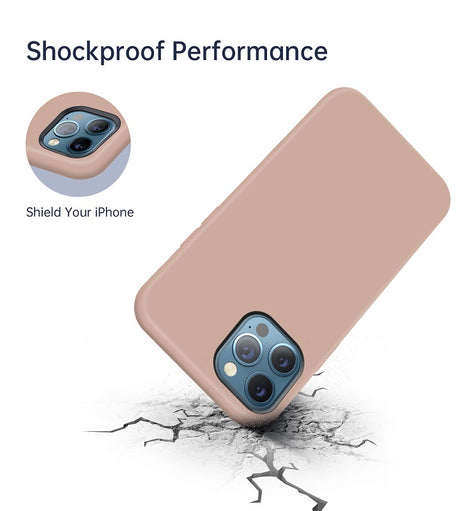 Magsafe Силиконов Калъф за iPhone 12/Pro, Choetech Magnetic Case, Розов (4)