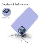 Magsafe Силиконов Калъф за iPhone 12/Pro, Choetech Magnetic Case, Лилав (4)