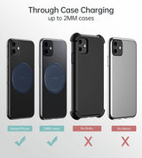 Magsafe Адаптер-Пластина за iPhone, Choetech Magnetic Metal Plate, Черен (7)