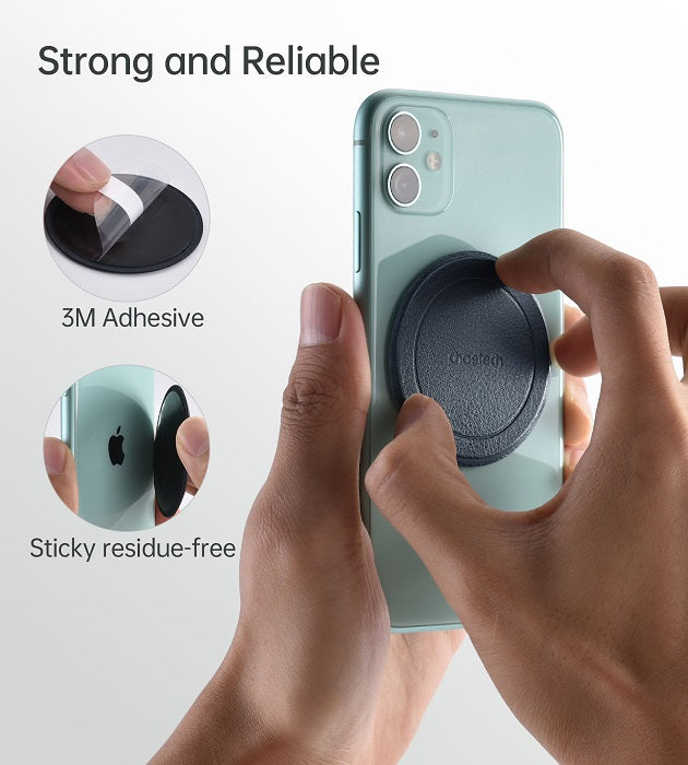 Magsafe Адаптер-Пластина за iPhone, Choetech Magnetic Metal Plate, Черен (4)