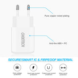 Зарядно за Телефон, Choetech 220v USB Wall Charger 10W, Бял (8)