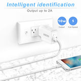 Зарядно за Телефон, Choetech 220v USB Wall Charger 10W, Бял (4)