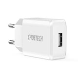 Зарядно за Телефон, Choetech 220v USB Wall Charger 10W, Бял (6)