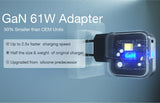 Зарядно за Apple Macbook и Лаптопи с USB-C, Choetech 220v Mini GaN 61W, Черен (4)