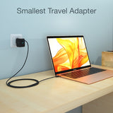 Зарядно за Apple Macbook и Лаптопи с USB-C, Choetech 220v Mini GaN 61W, Черен (7)