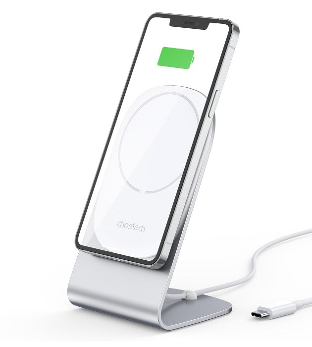 Поставка за MagSafe Зарядно, Choetech Stand, Сребрист (2)