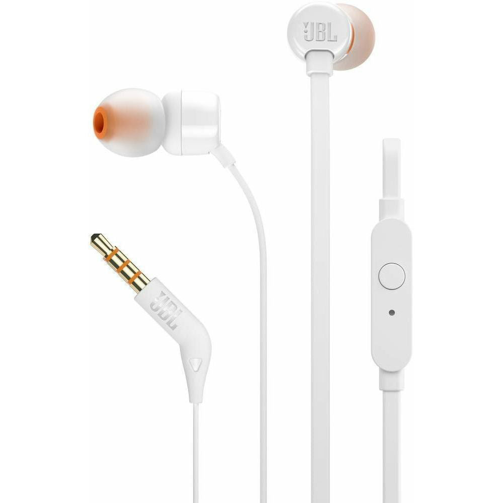 Слушалки за Телефон JBL Tune 110, Бял