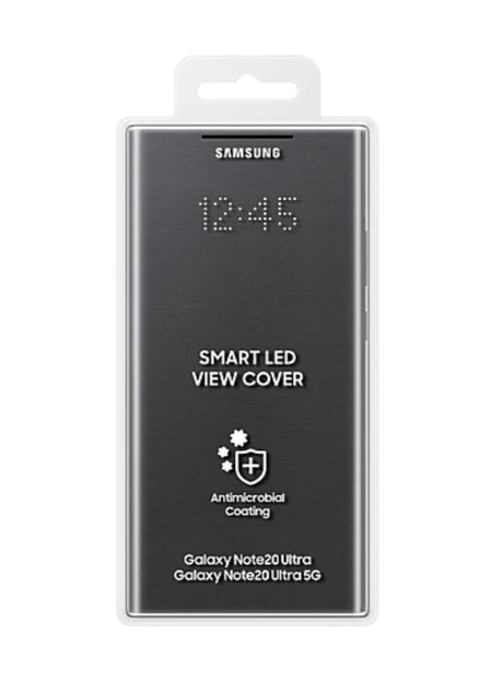 Оригинален Активен Калъф за Samsung Note 20 Ultra Led View Cover Book Case Ef-Nn985pbe, Черен (5)