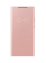 Оригинален Активен Калъф за Samsung Note 20 Ultra, Led View Cover Book Case Ef-Nn985pae, Розов