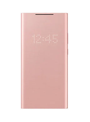 Оригинален Активен Калъф за Samsung Note 20 Ultra, Led View Cover Book Case Ef-Nn985pae, Розов