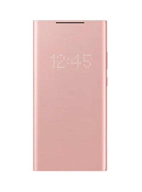 Оригинален Активен Калъф за Samsung Note 20 Ultra, Led View Cover Book Case Ef-Nn985pae, Розов
