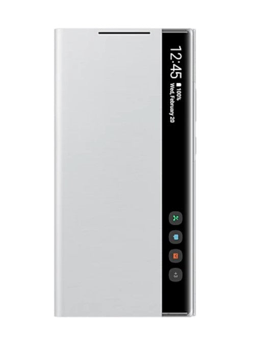 Оригинален Активен Калъф за Samsung Note 20 Ultra, Clear View Cover Book Case Ef-Zn985cse, Сребрист