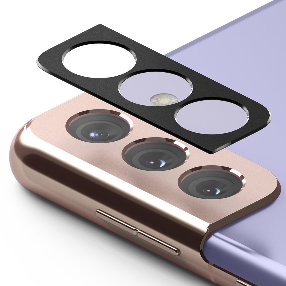 Удароустойчив Протектор за Камерата на Samsung S21 Plus, Full Cam Glass, Черен