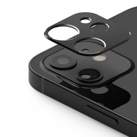 Удароустойчив Протектор за Камерата на iPhone 12 Mini, Full Cam Glass, Черен