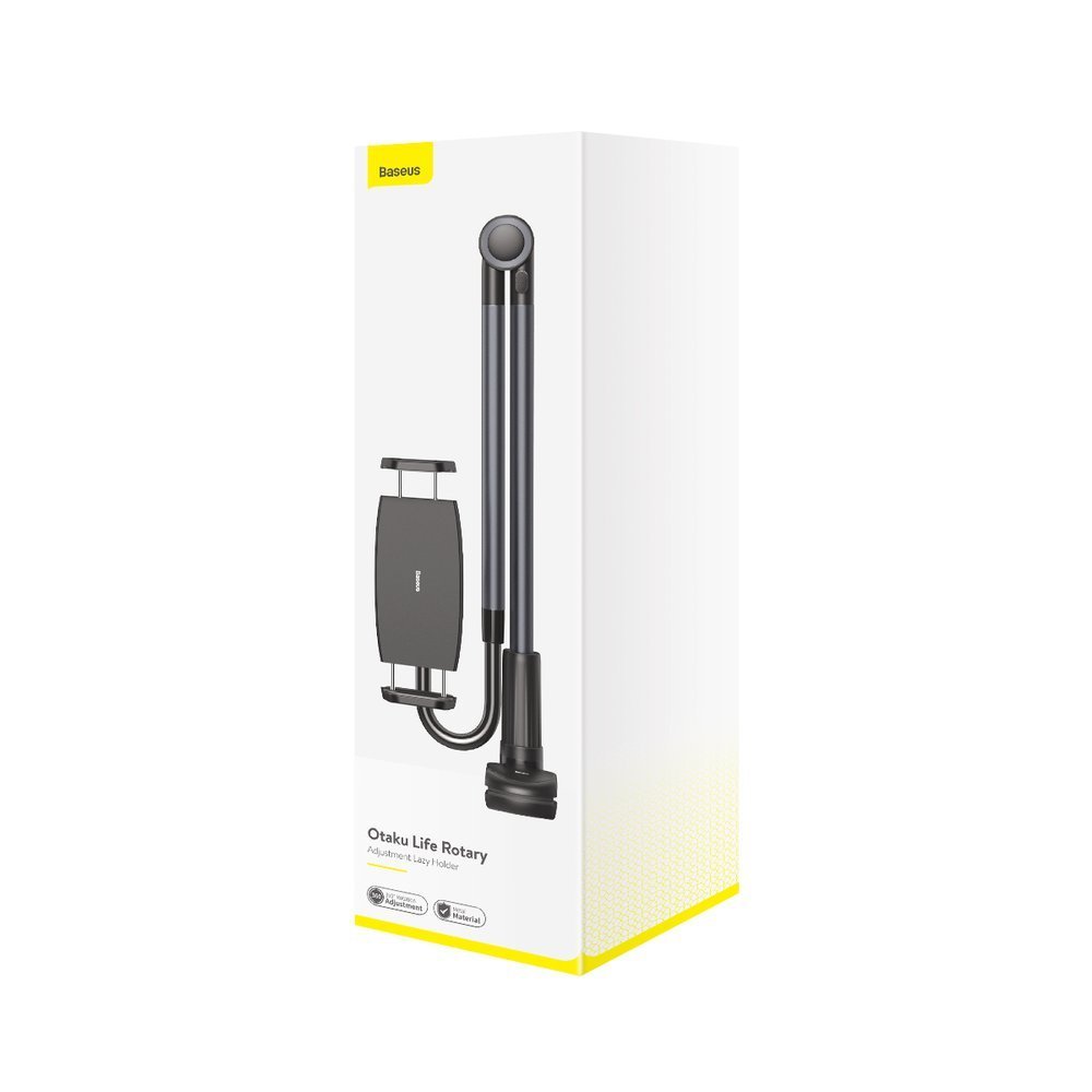 Подвижна Стойка за Таблети и Смартфони, Baseus Adjustment Holder, Черен (8)