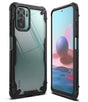 Противоударен Хибриден Калъф за Xiaomi Redmi Note 10/10S, Ringke Fusion X Case, Черен