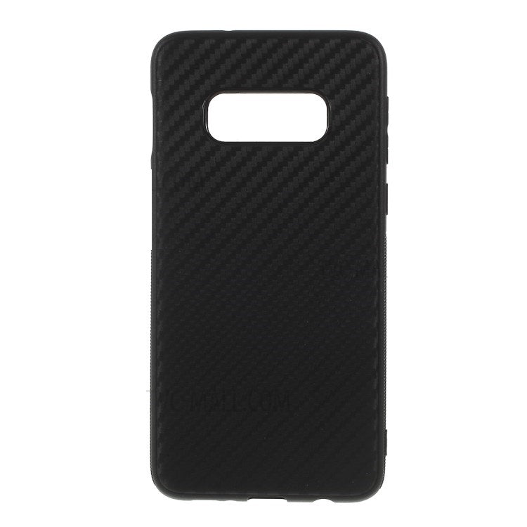 Силиконов Калъф за Samsung S10 Plus, Forcell Fiber Case, Черен