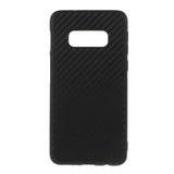 Силиконов Калъф за Samsung S10 Plus, Forcell Fiber Case, Черен