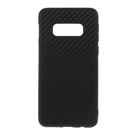 Силиконов Калъф за Samsung S10 Plus, Forcell Fiber Case, Черен