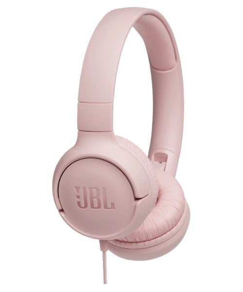 Слушалки с Кабел, JBL Tune 500 Headphones Jack 3.5mm, Розов