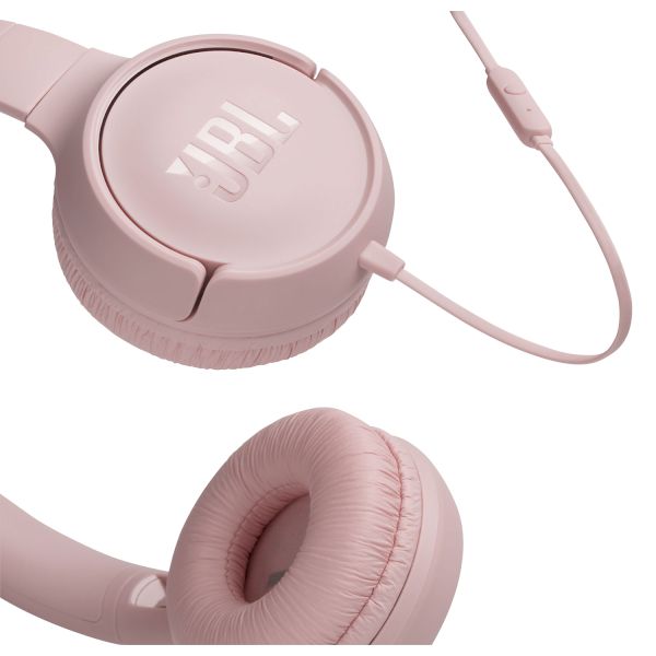 Слушалки с Кабел, JBL Tune 500 Headphones Jack 3.5mm, Розов (4)