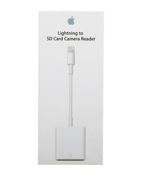 Четец за карти, Apple Lightning to SD Card MJYT2ZM/A, Бял (3)
