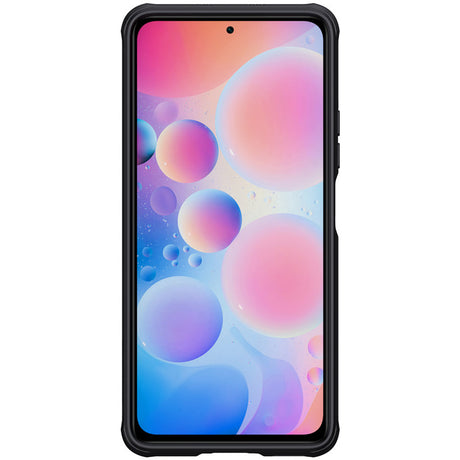 Калъф с Плъзгач за Камера за Xiaomi Poco F3, Nillkin CamShield Case, Черен (7)