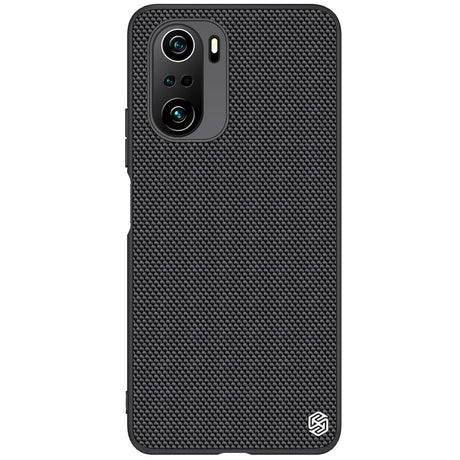 Калъф с Фибро Влакна за Xiaomi Poco F3, Nillkin Textured Case, Черен (6)