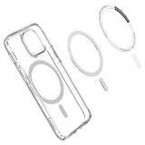 Magsafe Противоударен Калъф за iPhone 12/Pro, Spigen Ultra Hybrid Case, Черен (8)