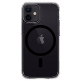 Magsafe Противоударен Калъф за iPhone 12/Pro, Spigen Ultra Hybrid Case, Черен (5)