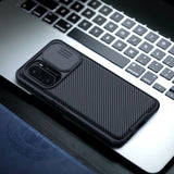 Калъф с Плъзгач за Камера за Xiaomi Poco F3, Nillkin CamShield Case, Черен (3)