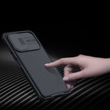 Калъф с Плъзгач за Камера за Xiaomi Poco F3, Nillkin CamShield Case, Черен (4)