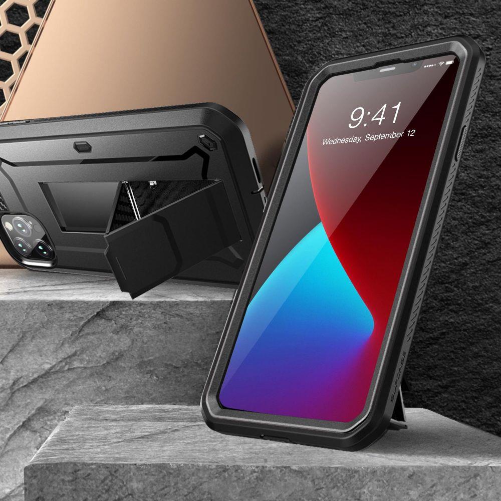 Противоударен Хибриден Калъф за iPhone 12 Pro Max, Supcase Unicorn Beetle Pro, Черен (8)
