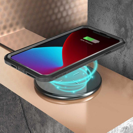 Противоударен Хибриден Калъф за iPhone 12 Pro Max, Supcase Unicorn Beetle Pro, Черен (9)