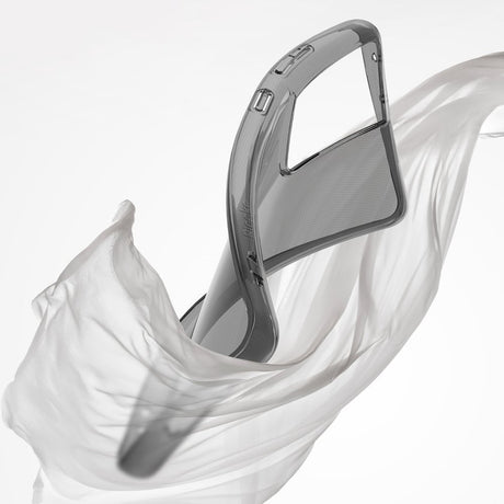 Противоударен Силиконов Калъф за Samsung S21 Ultra, Полупрозрачен, Ringke Air Case, Черен (3)