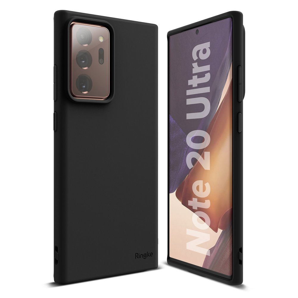 Противоударен Силиконов Калъф за Samsung Note 20 Ultra, Ringke Air S Case, Черен (5)