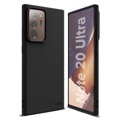 Противоударен Силиконов Калъф за Samsung Note 20 Ultra, Ringke Air S Case, Черен (5)