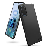 Противоударен Силиконов Калъф за Samsung S20, Ringke Air S Case, Черен
