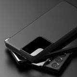 Противоударен Силиконов Калъф за Samsung S21 Ultra, Ringke Air S Case, Черен (2)