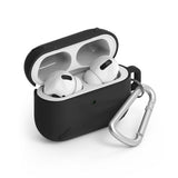 Противоударен Силиконов Калъф за Apple AirPods Pro, Ringke Case, Черен
