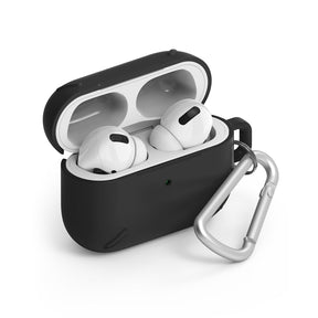 Противоударен Силиконов Калъф за Apple AirPods Pro, Ringke Case, Черен