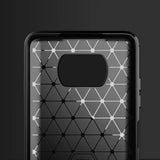 Противоударен Силиконов Калъф за Xiaomi Poco X3, Forcell Carbon Case, Черен (5)