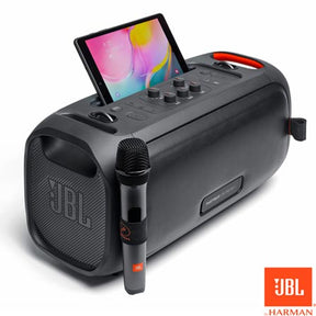 Безжична Колона с Микрофон, JBL Partybox On The Go Bluetooth Speaker, Черен (2)
