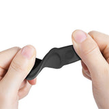 Силиконов Калъф + Протектори за Apple AirTag, Flexible Case Trio, Черен (3)