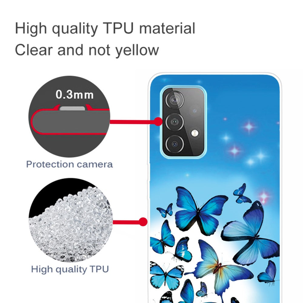 Силиконов Калъф за Samsung A32 4G, Printing Butterfly Case, Цветен (4)
