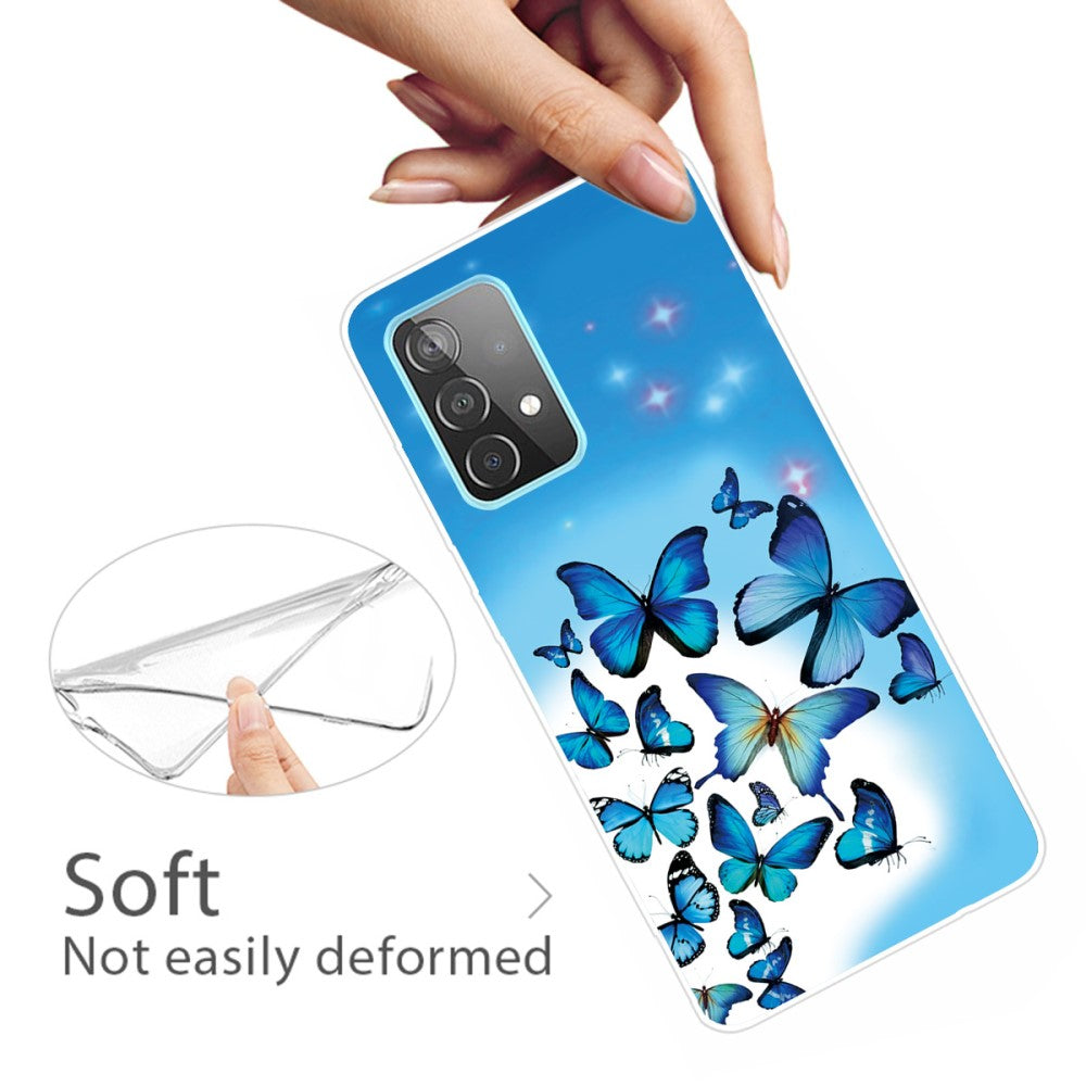 Силиконов Калъф за Samsung A32 4G, Printing Butterfly Case, Цветен (3)