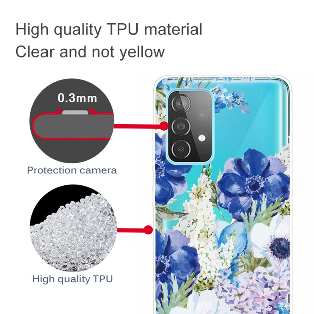 Силиконов Калъф за Samsung A32, Printing Flower Case, Цветен (4)
